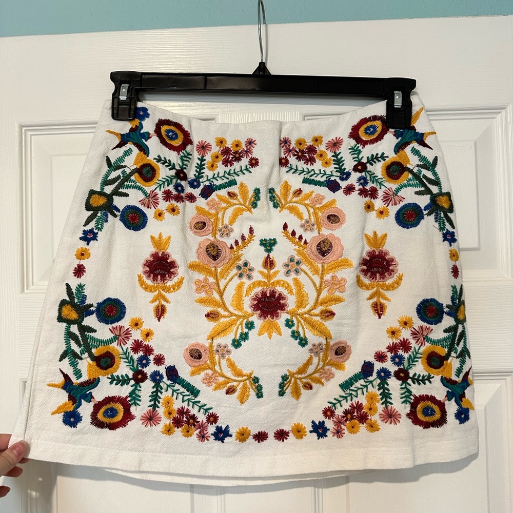 BLU SPERO Boutique Multicolor Print Skirt